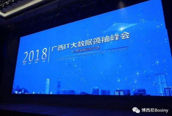 博西尼受邀出席2018广西IT大数据领袖峰会