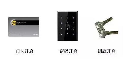 耶鲁智能锁YDM3211集智能卡、密码、机械钥匙三种开启方式于一体