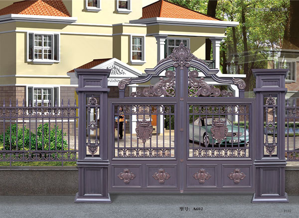A602铝艺别墅大门