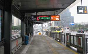 广州中山大道BRT屏蔽门工程 - 中出网-智能出入口门户