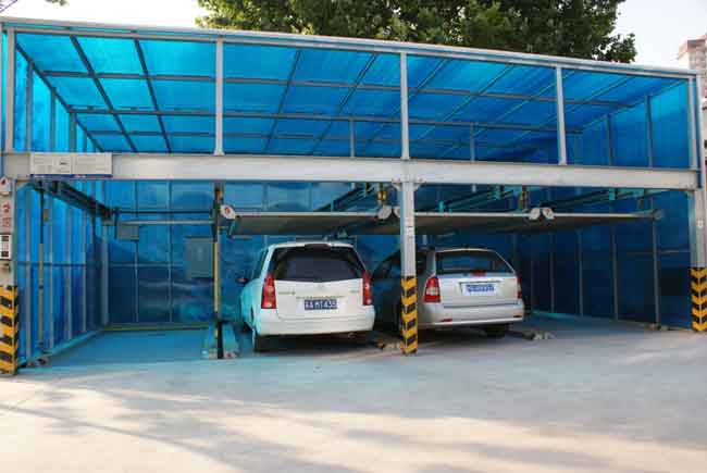 上海春之声大厦立体车库案例 - 中出网-智能出入口与停车充电门户