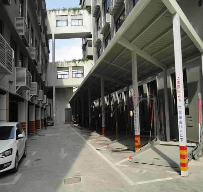 上海晟隆大厦立体车库案例 - 中出网-智能出入口与停车充电门户