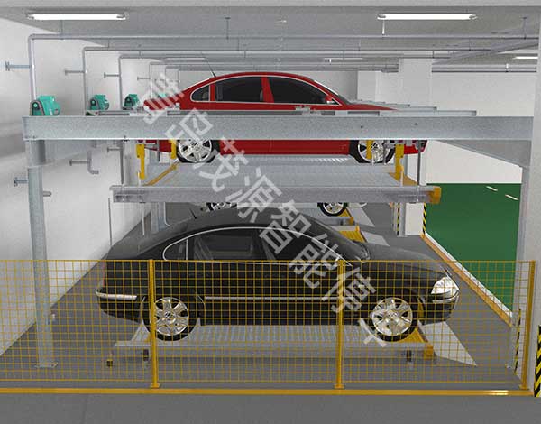 二层升降横移停车设备