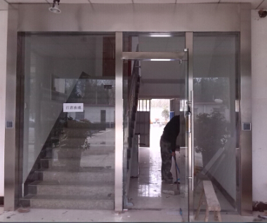 阜阳公安局门禁系统自动门案例 - 中出网-智能出入口与停车充电门户