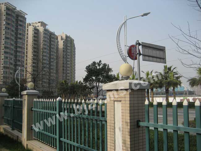 西北旺中海枫莲小区脉冲电子围栏项目