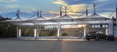 河北张家口国网下花园服务区全液冷超充站