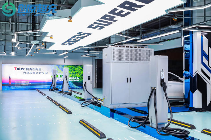 西安全液冷超充示范站 - 中出网-智能出入口与停车充电门户