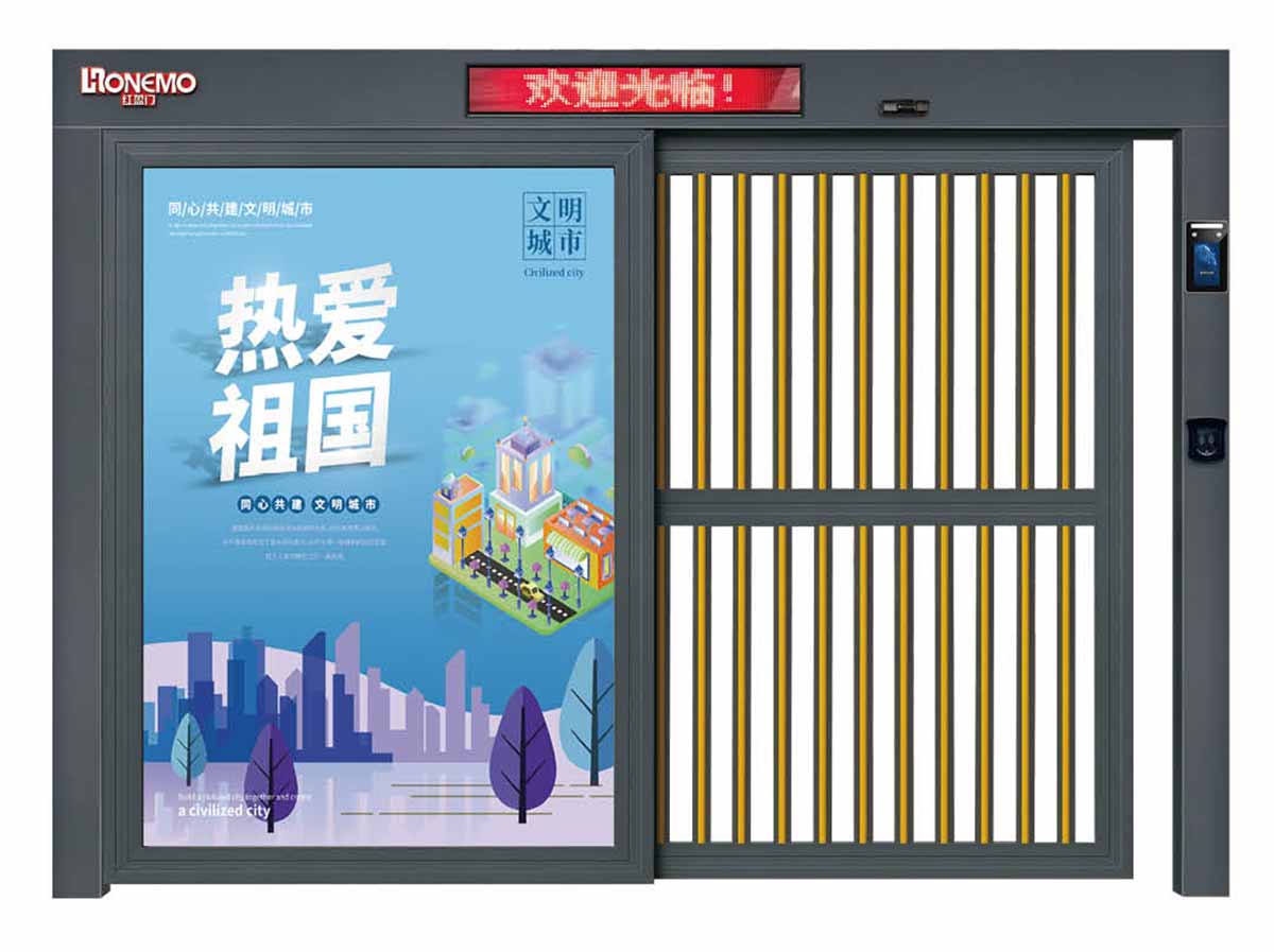 通道广告平移门611-01A