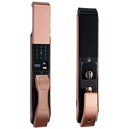 全自动01款-红古铜指纹锁