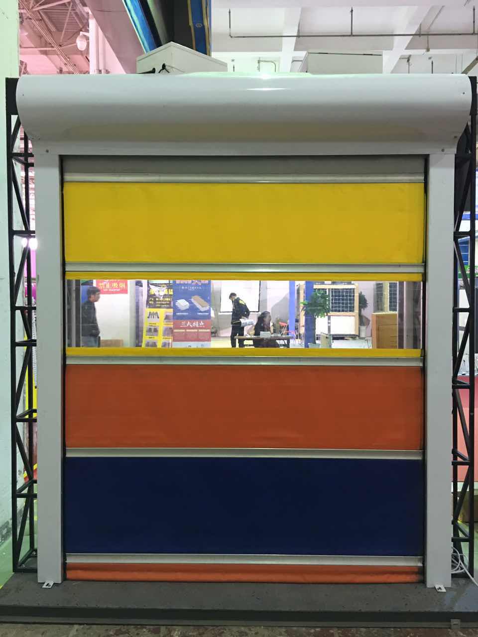 内蒙古展会快速门案例 - 中出网-智能出入口与停车充电门户