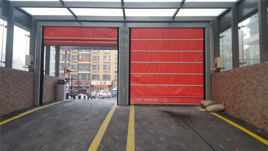 哈尔滨天悦国际快速门案例 - 中出网-智能出入口与停车充电门户