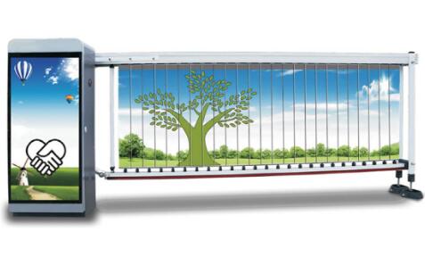 D9广告式翻板道闸