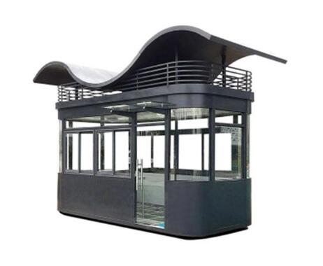 S顶圆弧钢结构岗亭