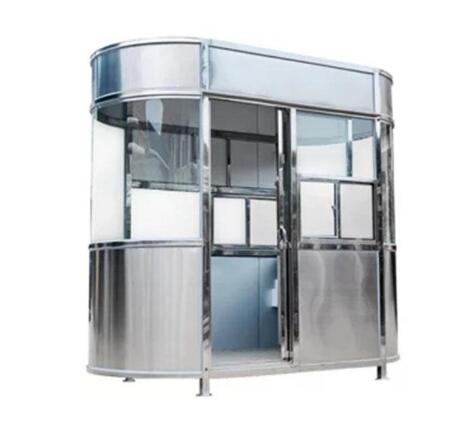 椭圆不锈钢岗亭