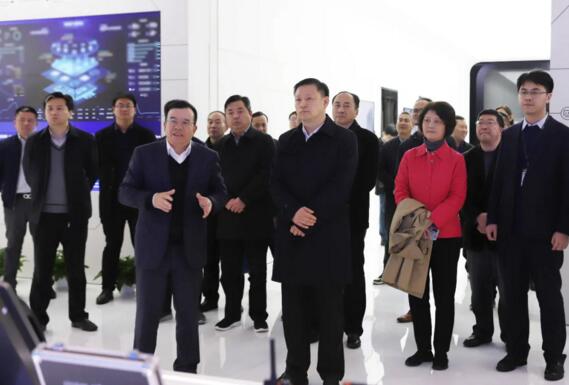 安徽省副省長(zhǎng)章曦一行蒞臨大華股份參觀考察
