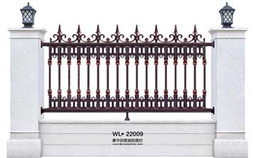 圍墻護(hù)欄 - 豪華別墅庭院圍欄WL·22009