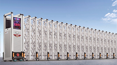電動伸縮門 - 金建星伸縮門廠家-JX-380A3屏風銀款式