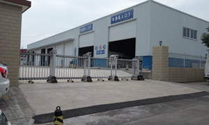 汽車檢測站伸縮門案例