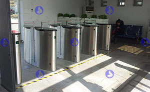 南京熊貓洗衣機工廠通道閘案例