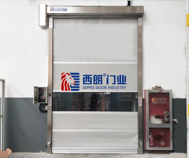 南通不锈钢框的PVC快速卷帘门