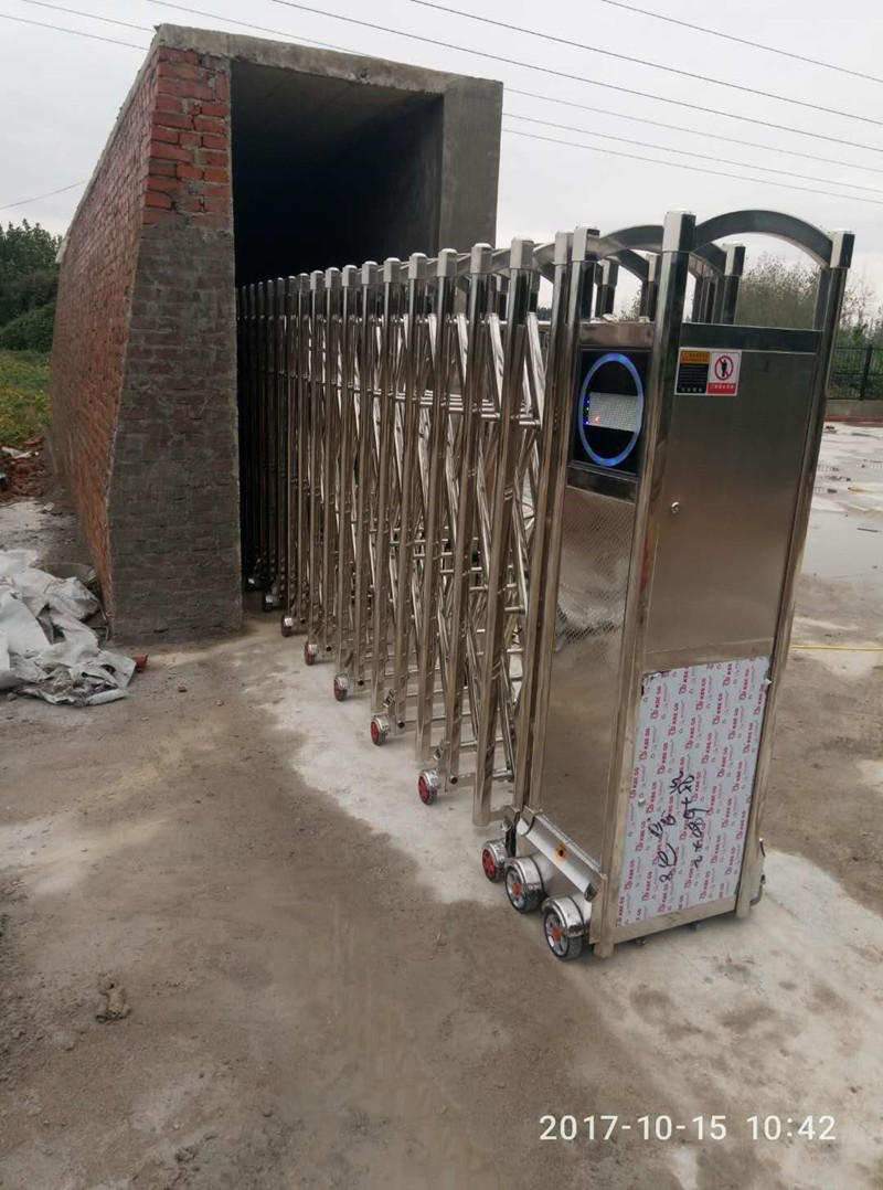 漢中城固縣沙河營垃圾處理廠電動伸縮門案例 - 中出網(wǎng)-智能出入口門戶
