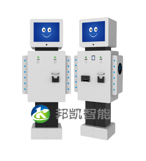 邦凱無(wú)人值守停車(chē)收費(fèi)機(jī)器人BKJQR705B 智慧停車(chē)機(jī)器人 無(wú)人值守